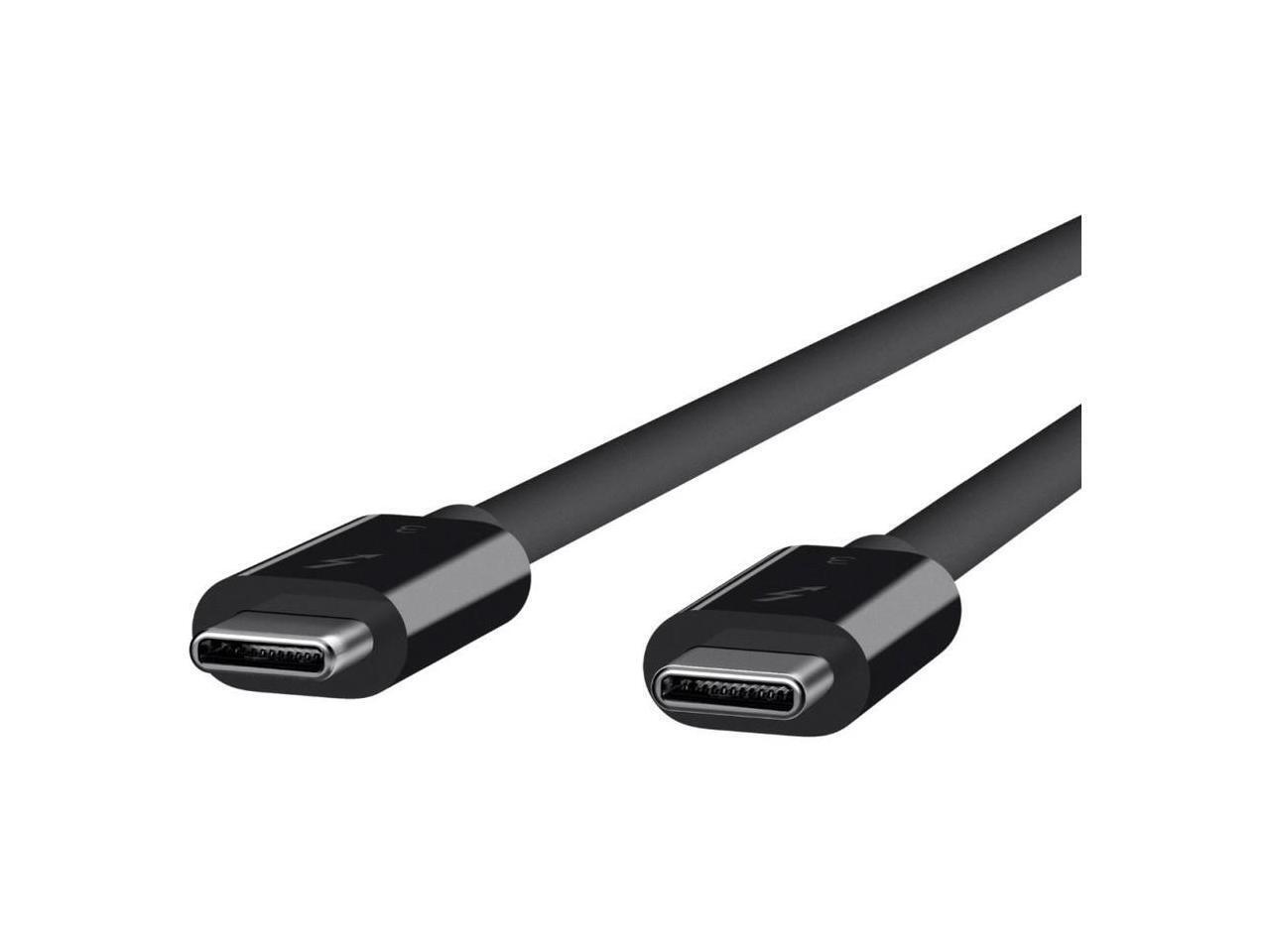 Belkin Components F2CD084BT0.5MBK 0.5M 40Gbits Black Thunderbolt Cable