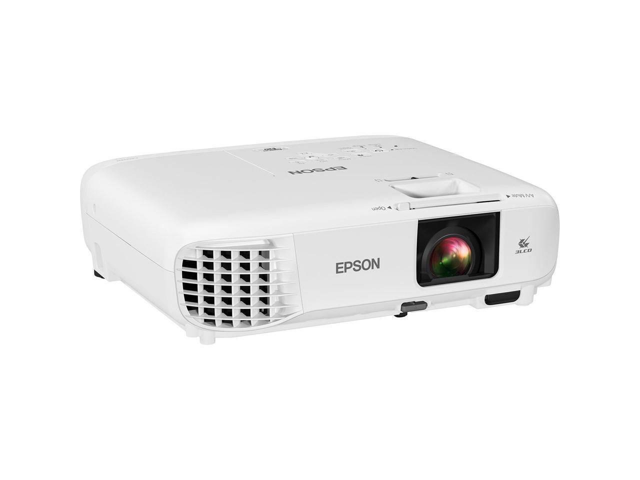 Epson PowerLite E20 XGA 3LCD Classroom Projector 3400 lumens, V11H981020