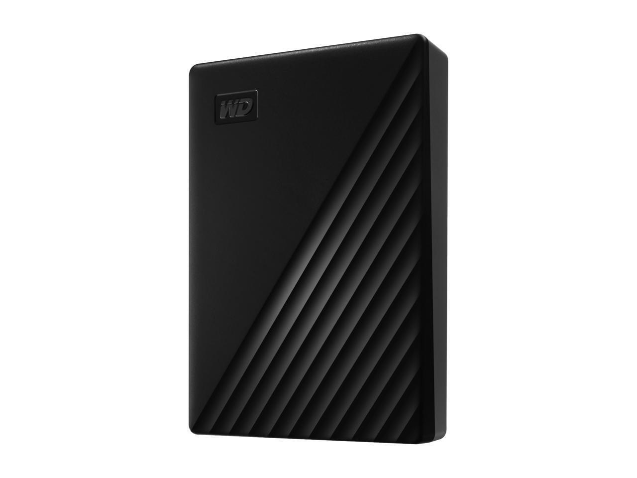 WD 5TB My Passport Portable Storage External Hard Drive USB 3.2 for PC/MAC Black