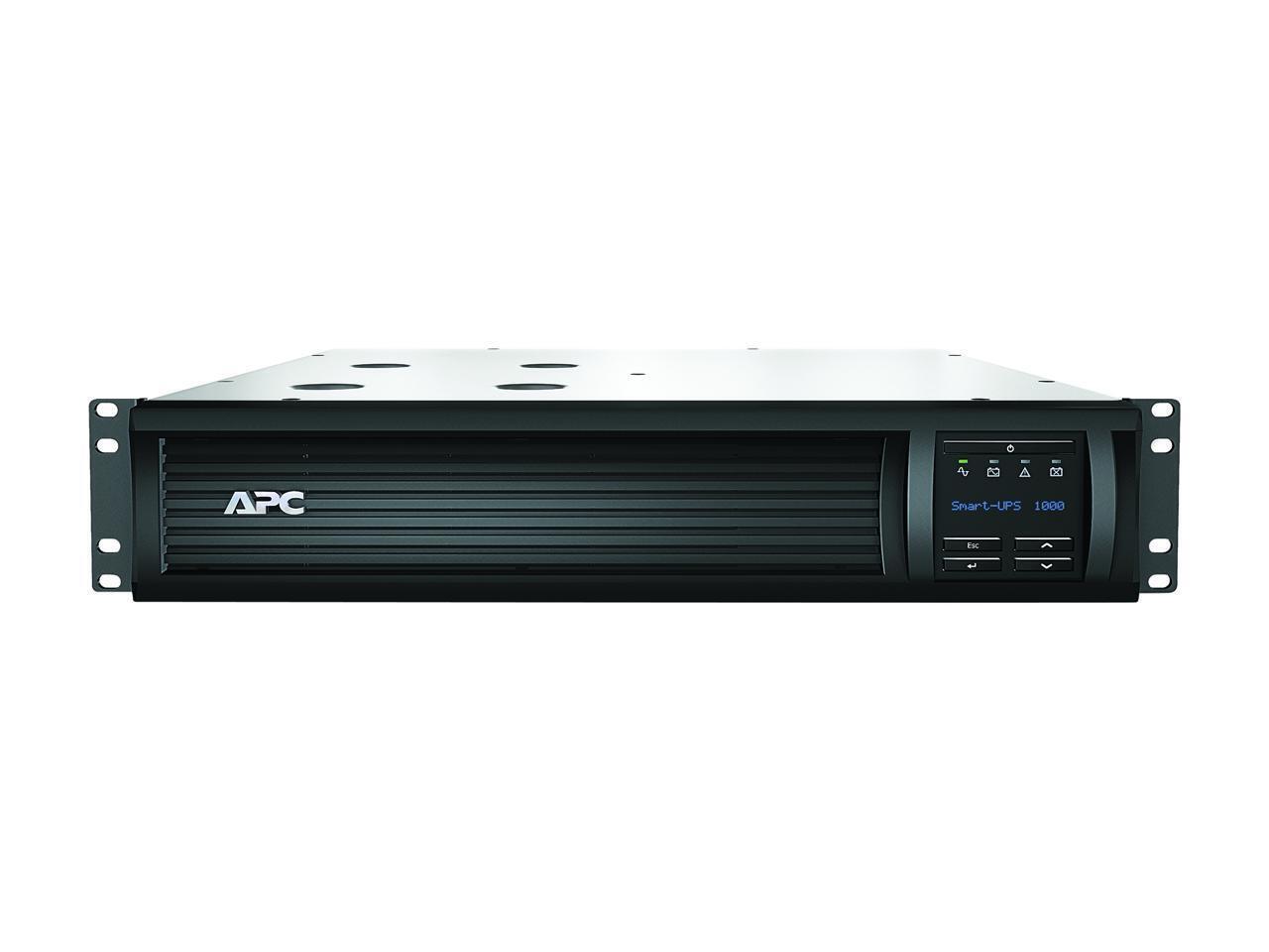 APC SMT1000RM2UC 1000 VA 700 Watts 6 Outlets UPS