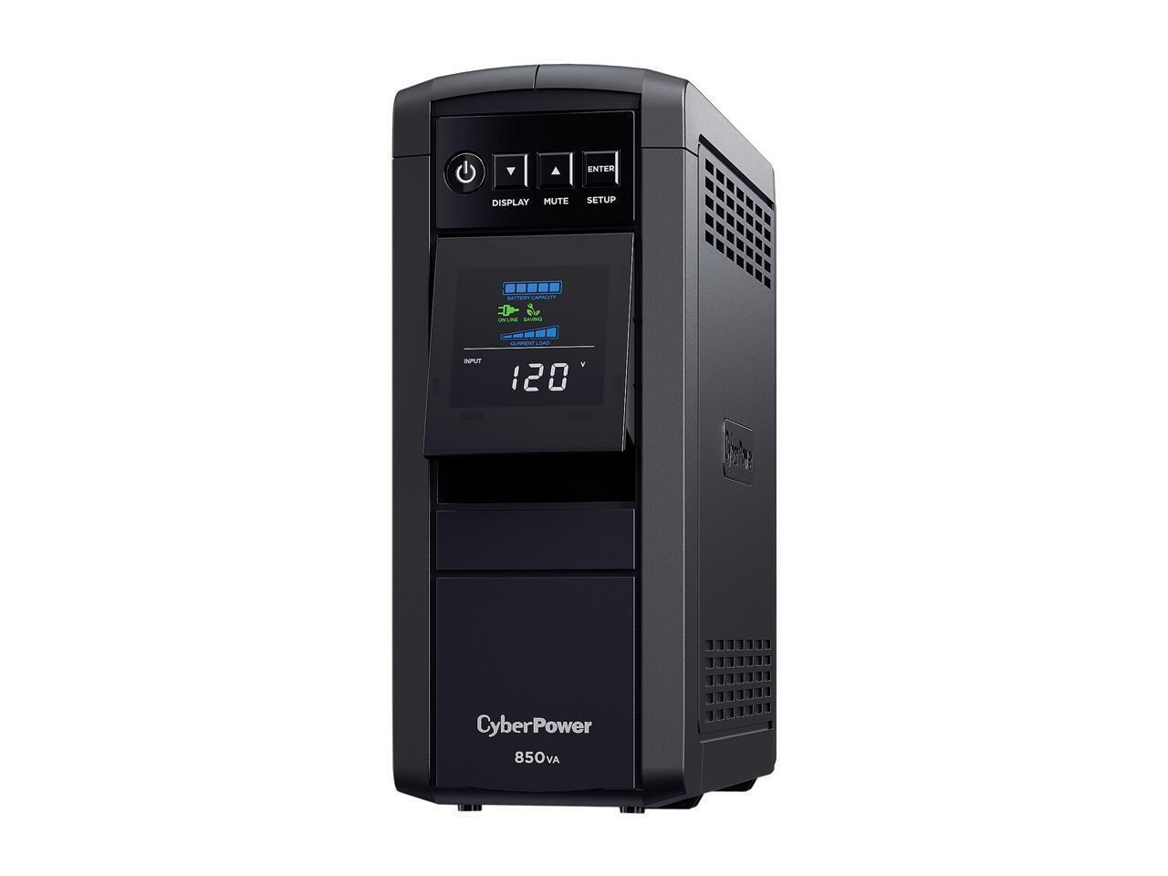 CyberPower CP850PFCLCD PFC Sinewave UPS 850 VA 510 Watts PFC