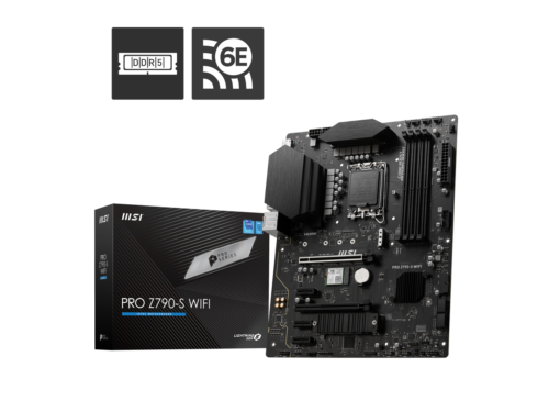 MSI PRO Z790-S WIFI LGA 1700 ATX DDR5  SATA 6Gbps 2.5G LAN with Wi-Fi 6E