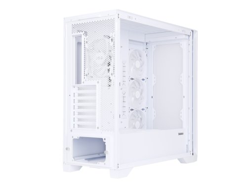 Sama 4501-White Dual USB3.0 and Type C Tempered Glass ATX Full Tower Gaming