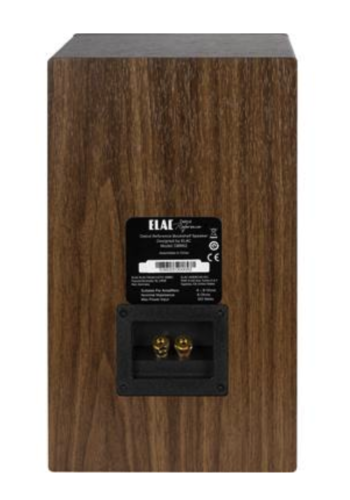 ELAC DBR62-BK Debut Reference DBR62 2-Way Bookshelf Speaker-Pair (Black/Walnut)