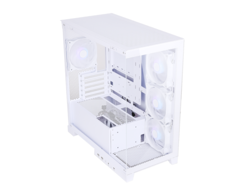 Sama AR01-RGB-W White Dual USB3.0 and Type C, Dual Tempered Glass Micro -ATX