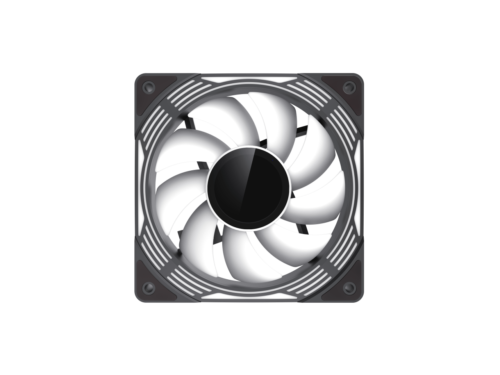 GAMEMAX FN12A-C8I, 120mm Black frame ARGB Fan - High-Performance Cooling Fan for