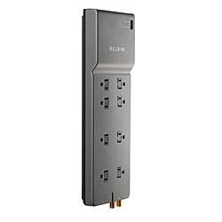 BELKIN BE108230-06 6 Feet 8 Outlets 3390 Joules Surge Suppressor with Coax