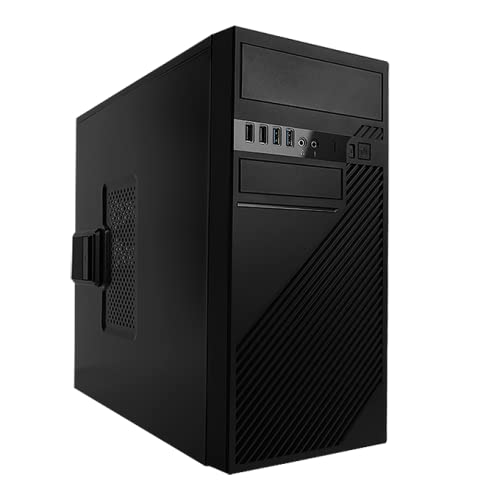 IN WIN EFS712 EFS712.CQ450TB3 Black Micro ATX Mini Tower Computer Case  5.25X1