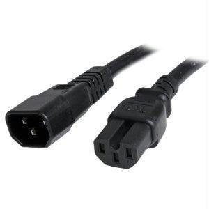 StarTech.com Model PXTC14C156 6 ft. 14 AWG Computer Power Cord - IEC C14 to IEC