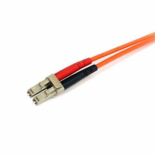 StarTech.com FIBLCST2 6.4 ft. Multimode 62.5/125 Duplex Fiber Patch Cable LC -