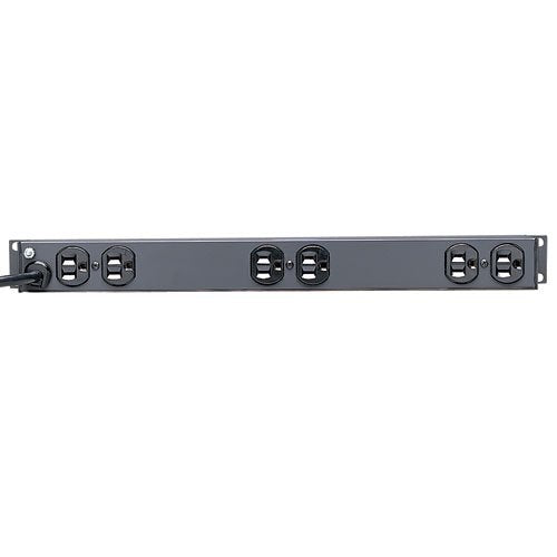 Tripp Lite 1U Rack-Mount Power Strip, 12-Outlets, 15 Ft. Cord (RS-1215)