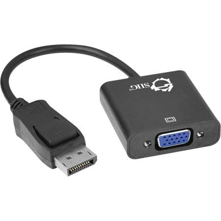 SIIG CB-DP0N11-S1 DisplayPort to VGA Adapter Converter