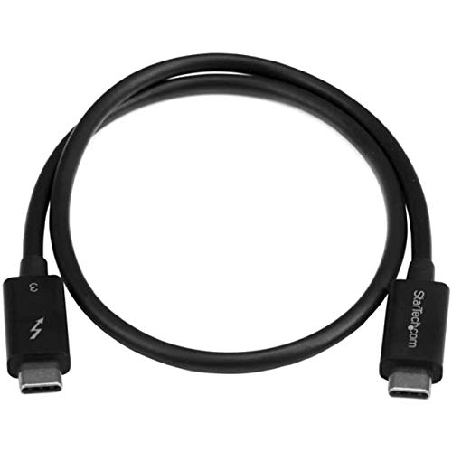 StarTech.com TBLT34MM50CM Thunderbolt 3 Cable - 40Gbps - Daisy Chainable -