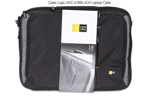 Case Logic Black 18" Laptop Case Model VNC-218