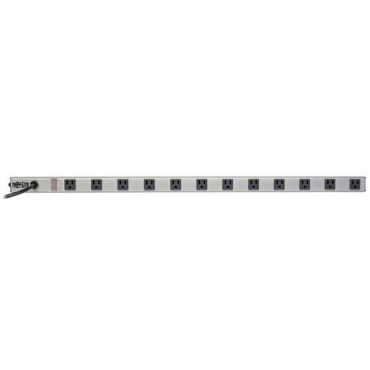 TRIPP LITE PS3612RA 12 Outlets Power Strip 120V AC Input Voltage 15 ft. Cord