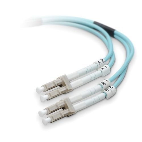 Belkin F2F402LL-02M-G 79" 2M Lo MMF Aqua Fo Cable LC/LC 50/125 10GB