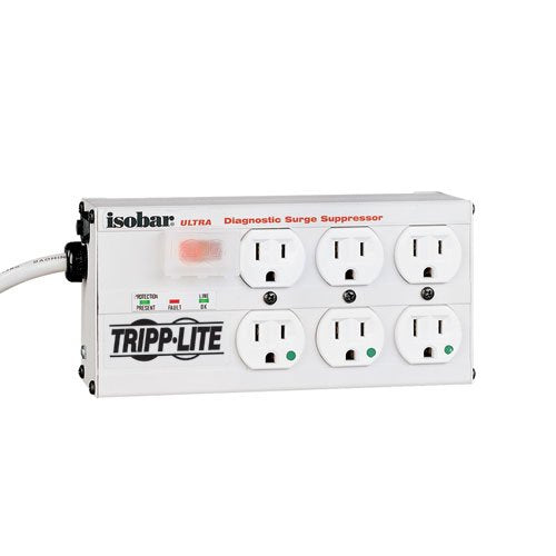 Tripp Lite ISOBAR6ULTRAHG 15ft. Cord 6 Outlets 3330 Joules Surge Suppressors