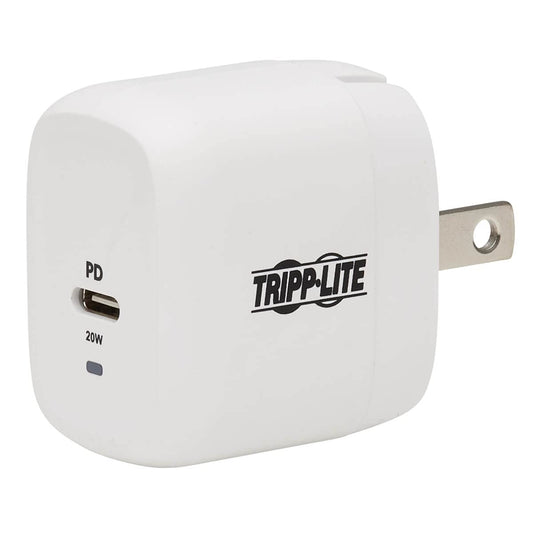 Tripp Lite Compact 1-Port USB-C Wall Charger GaN Technology 20W U280W0120C1G