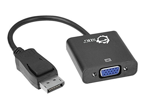 SIIG CB-DP0N11-S1 DisplayPort to VGA Adapter Converter