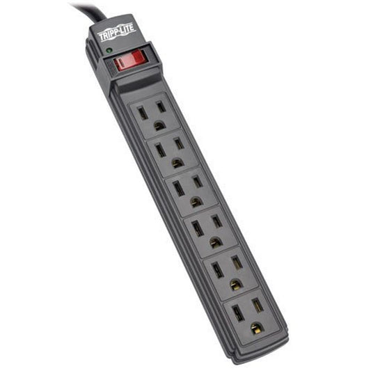 TRIPP LITE PS66B 6 Outlets Power Strip 120V Input Voltage 6 ft. Cord Length