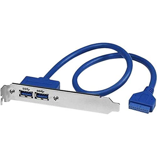 StarTech USB3SPLATE 2 Port USB 3.0 A Female Slot Plate Adapter