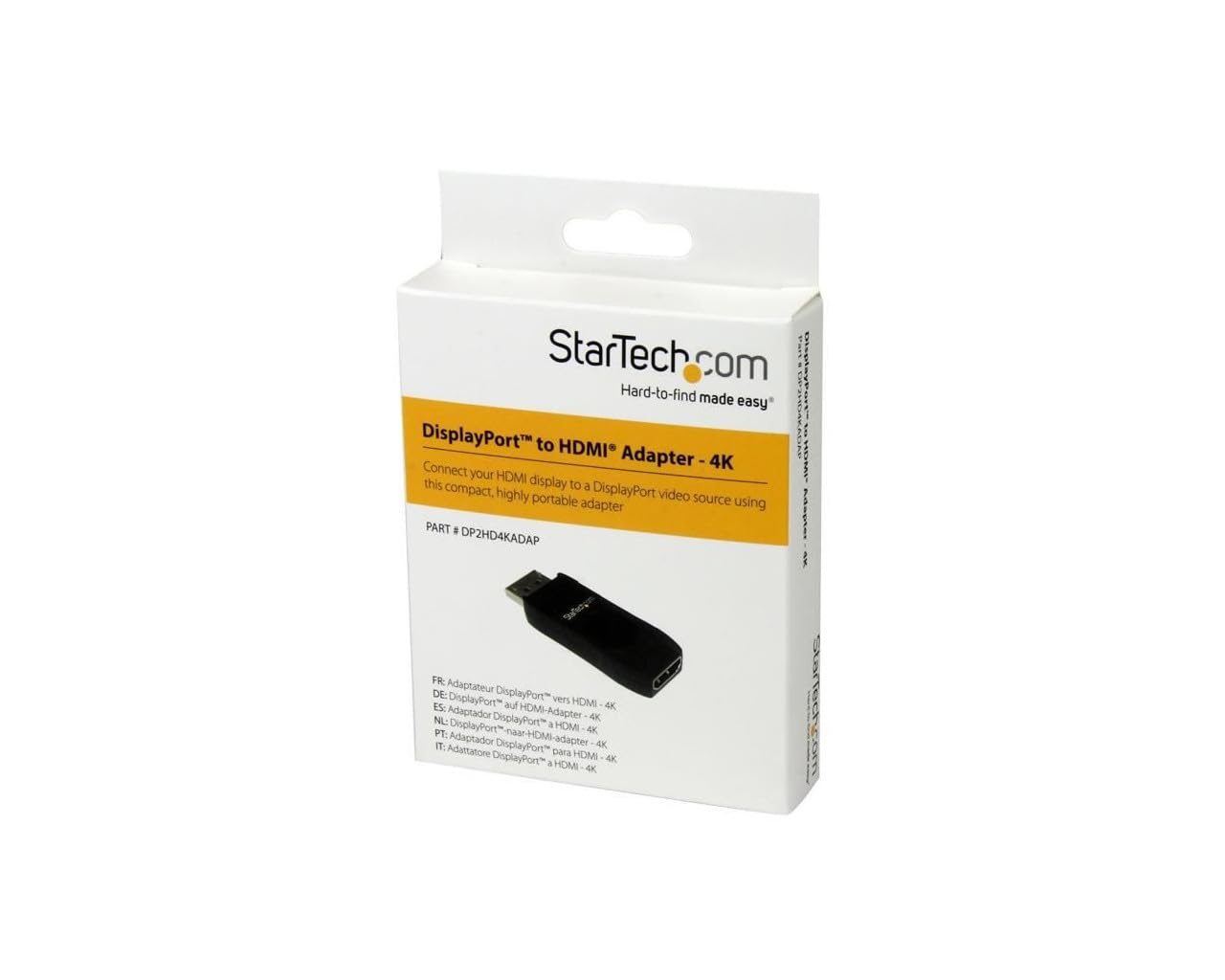 StarTech.com DP2HD4KADAP DisplayPort to HDMI Adapter - 4K