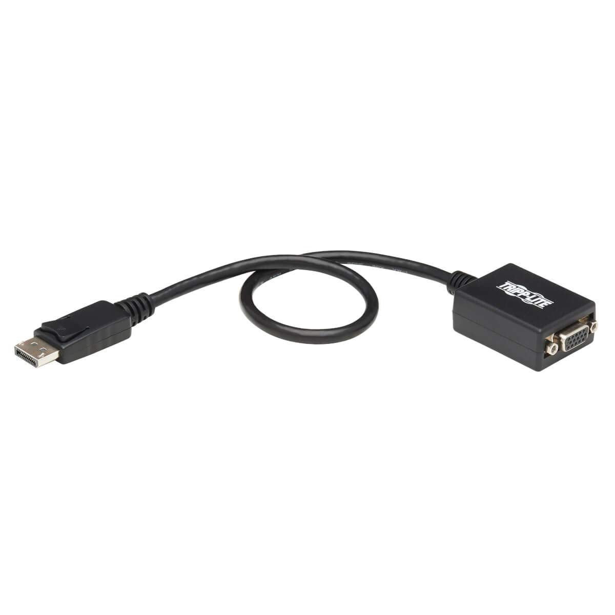 Tripp Lite DisplayPort to VGA Adapter Converter Active DP to VGA M/F 1ft 1'