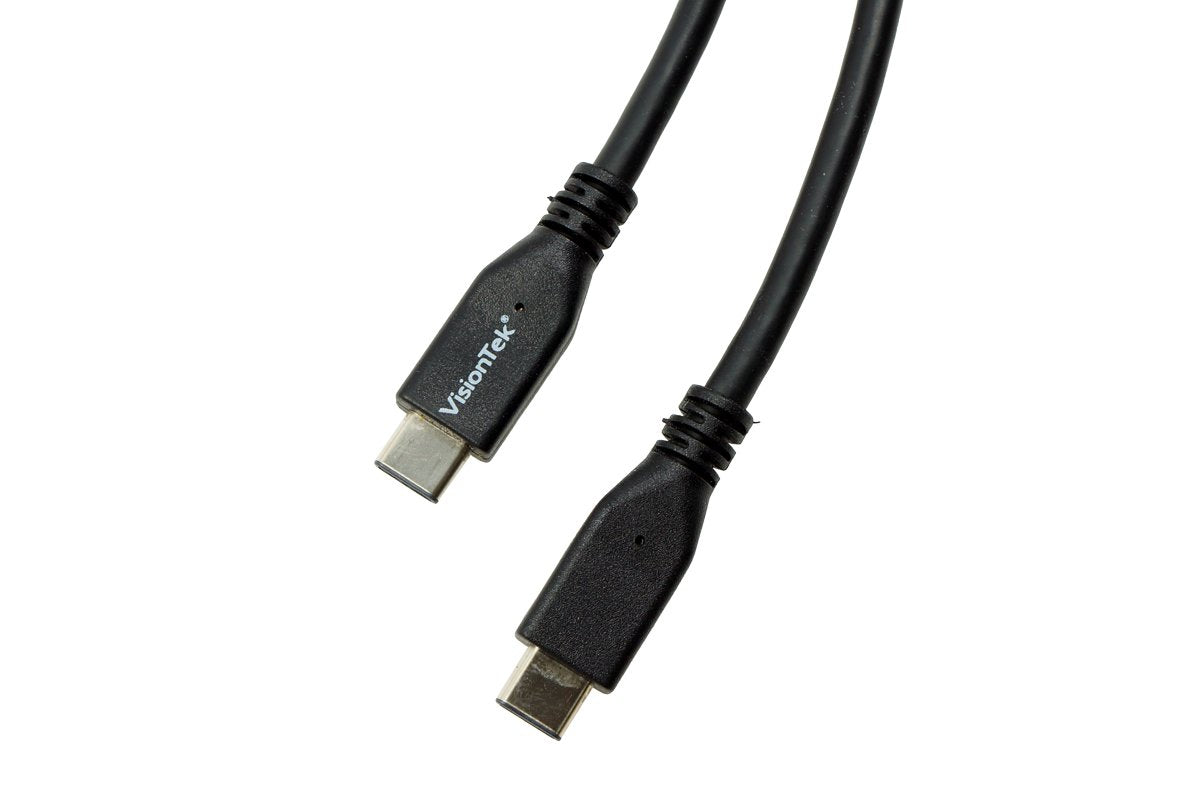 VisionTek 900825 3.28 ft. Black USB 3.1 Type C Cable 1 Meter (M/M)