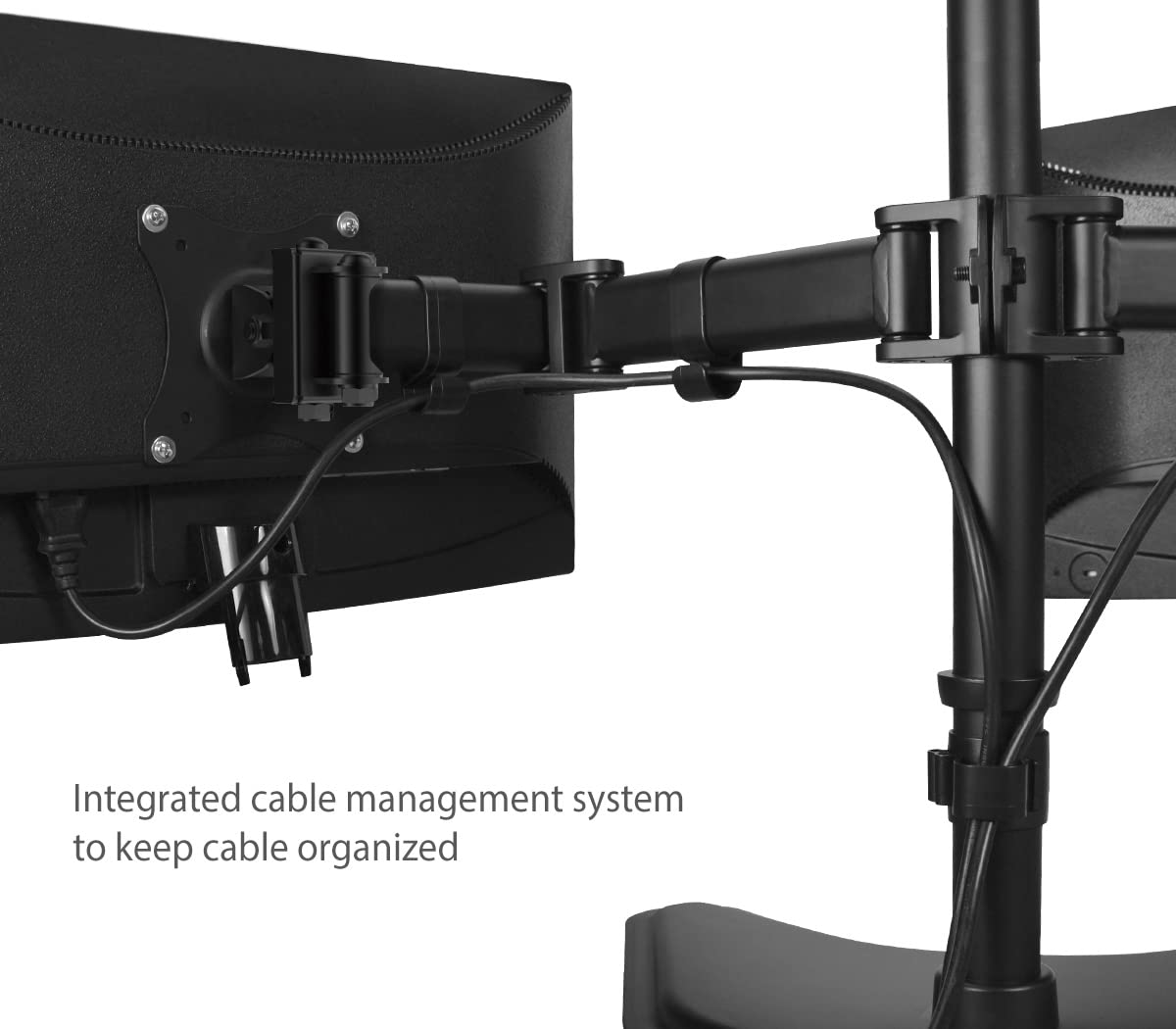 Siig Articulated Freestanding Dual Monitor Desk Stand - 13"-27