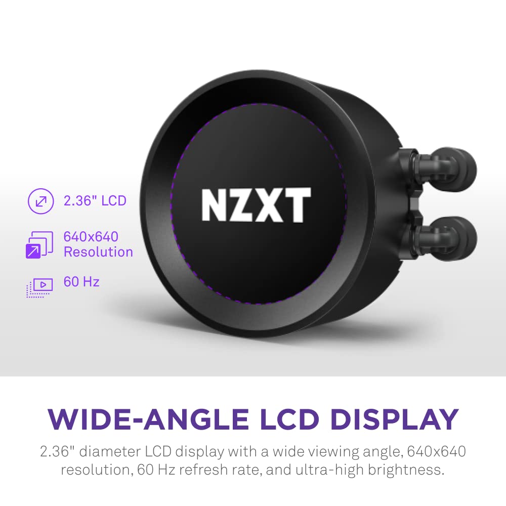 NZXT Kraken Elite RGB 240mm - RL-KR24E-B1 – RGB AIO CPU Liquid Cooler –