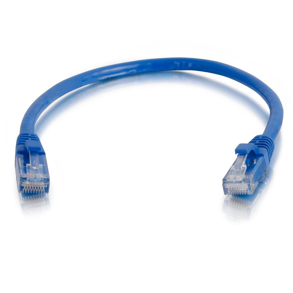 C2G 15212 25ft Cat5E 350 MHz Snagless Patch Cable - Blue