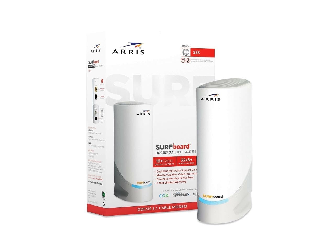 ARRIS SURFboard S33 DOCSIS 3.1 Cable Modem