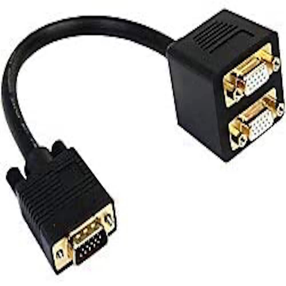 StarTech.com VGASPL1VV 1 ft. VGA to 2x VGA Video Splitter Cable - M/F