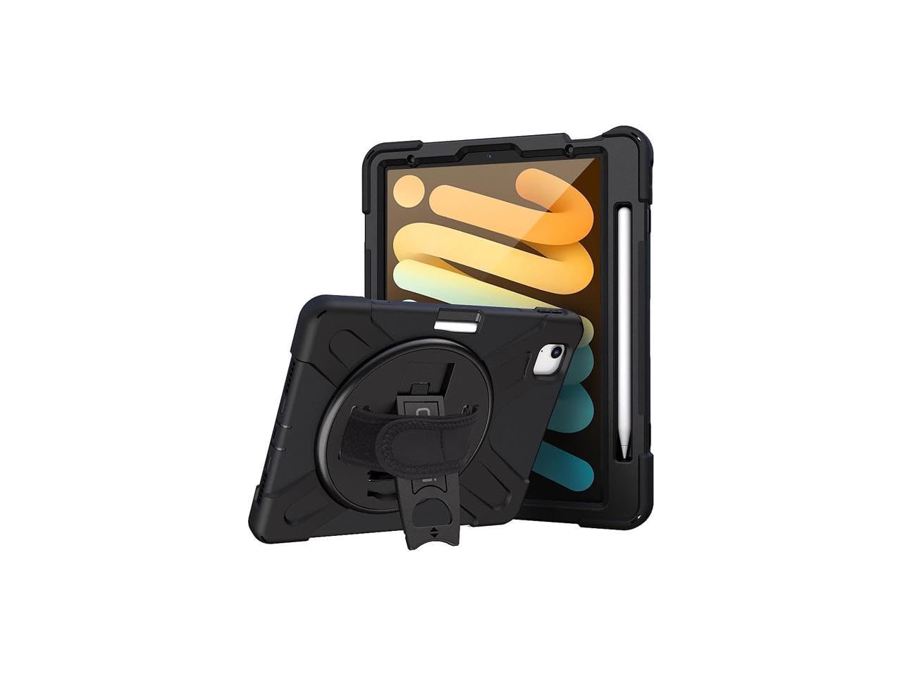 Codi Rugged Carrying Case Apple iPad mini 6th Generation Tablet Black C30705064