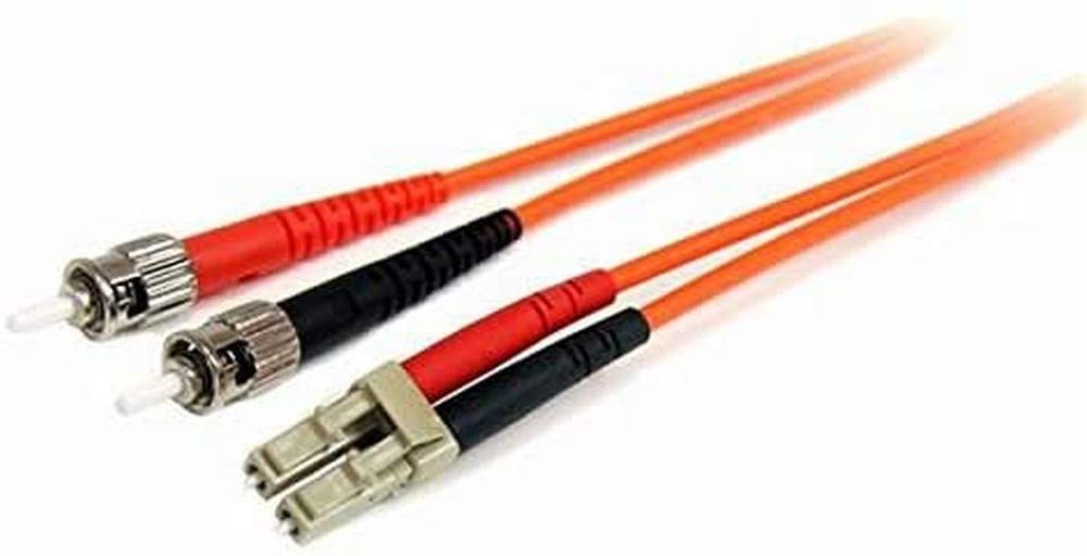 StarTech.com FIBLCST2 6.4 ft. Multimode 62.5/125 Duplex Fiber Patch Cable LC -