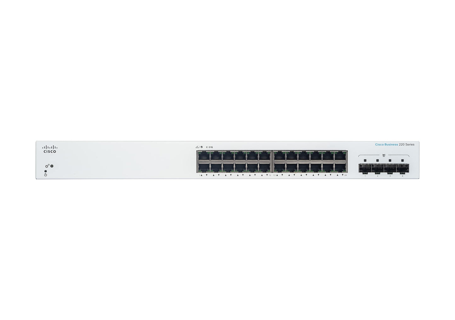 Cisco Business CBS220-24T-4G Smart Switch | 24 Port GE | 4x1G SFP | 3-Year