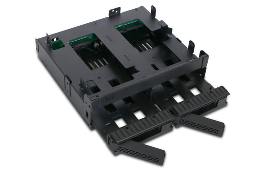 ICY DOCK ExpressCage MB732SPO-B Ultra Slim/Slim ODD Bracket & Dual 2.5" SAS/SATA