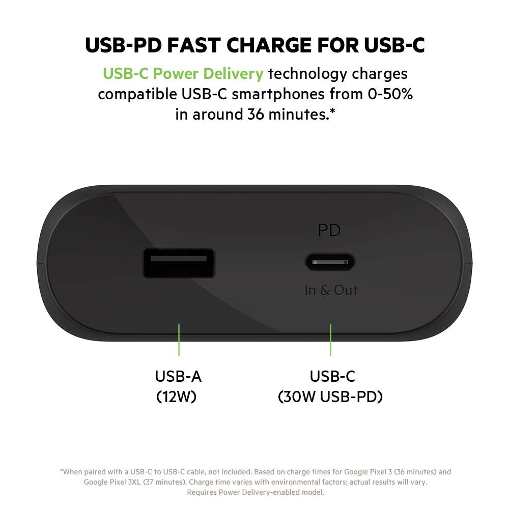 Belkin 20000mAh Power Bank BPB002BTBK