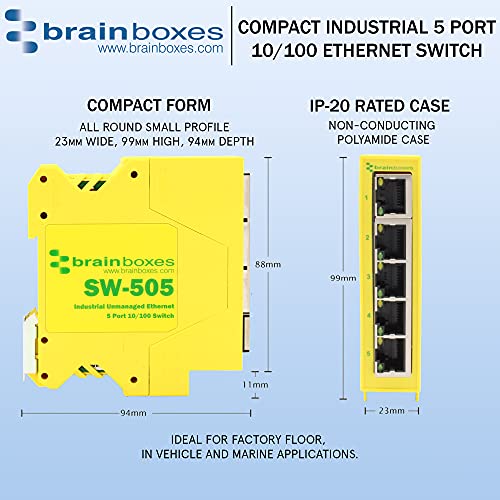 INDUSTRIAL ETHERNET 5PORT SW