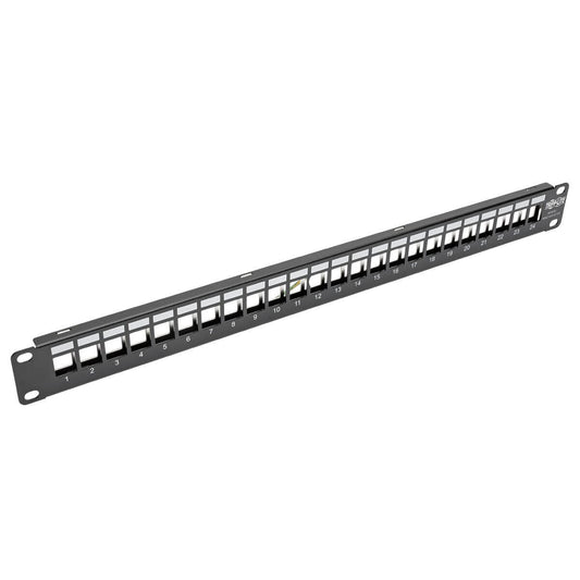 TRIPP LITE N062-024-KJ-SH 1U Rack-Mount Shielded Blank Keystone/Multimedia Patch