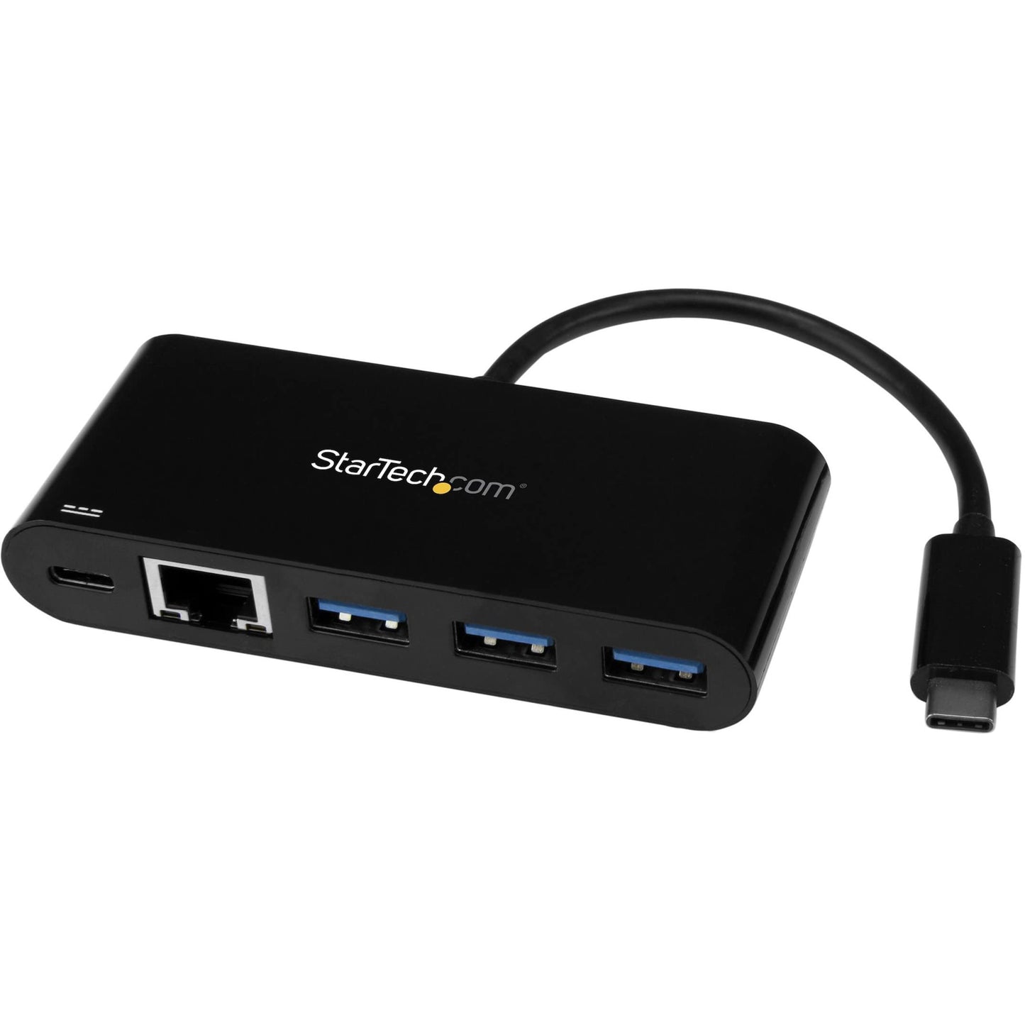 StarTech.com HB30C3AGEPD 3-Port USB-C Hub with Gigabit Ethernet and Power