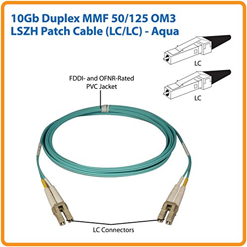 Tripp Lite N820-01M-OM4 3 ft. 40/100Gb Duplex MMF 50/125 OM4 LSZH Patch Cable