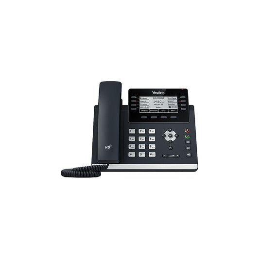 Yealink SIP-T43U IP Phone - Corded - Wall Mountable, Desktop - Classic Gray