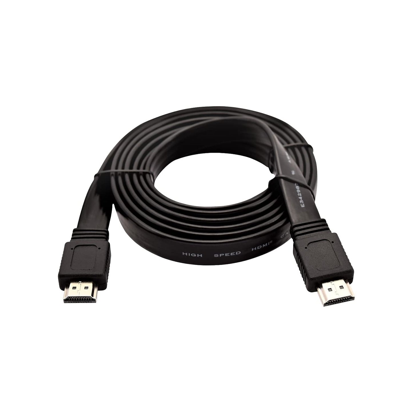 V7 2 Meter (6.6ft) HDMI Cable (m/m) High Speed with Ethernet Flat - Black