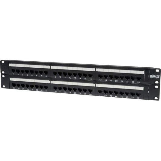 TRIPP LITE N252-048 48-Port Cat6 Patch Panel 568B