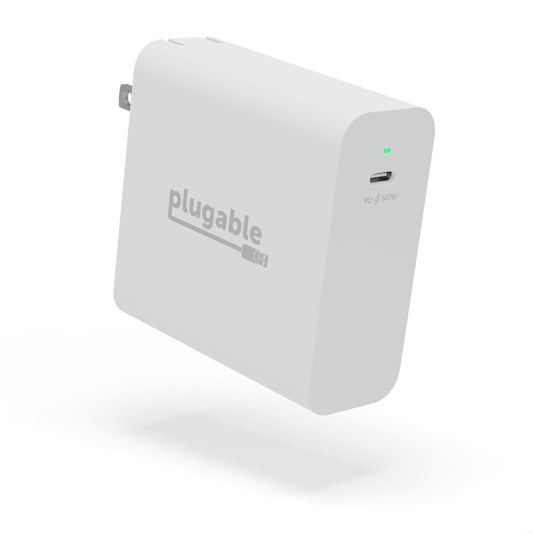 Plugable 140W USB C Charger, GaN Wall Charger for Laptop, PD 3.1 (EPR) Power