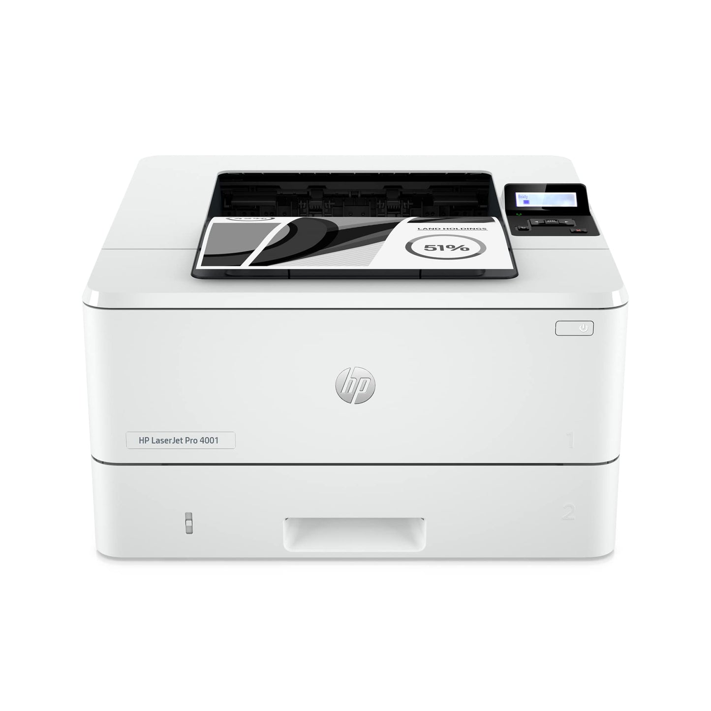 HP - LaserJet Pro 4001n Black-and-White Laser Printer with 3 months of Instant