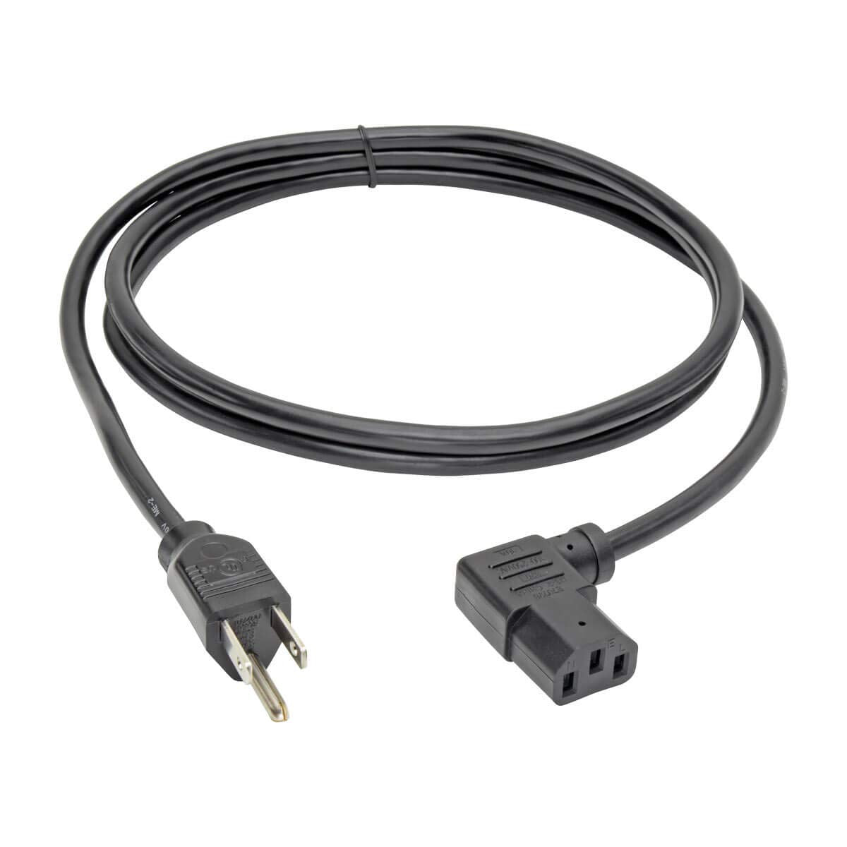 Tripp Lite Model P006-006-13LA 6 ft. 18AWG Power cord (NEMA 5-15P to IEC-320-C13