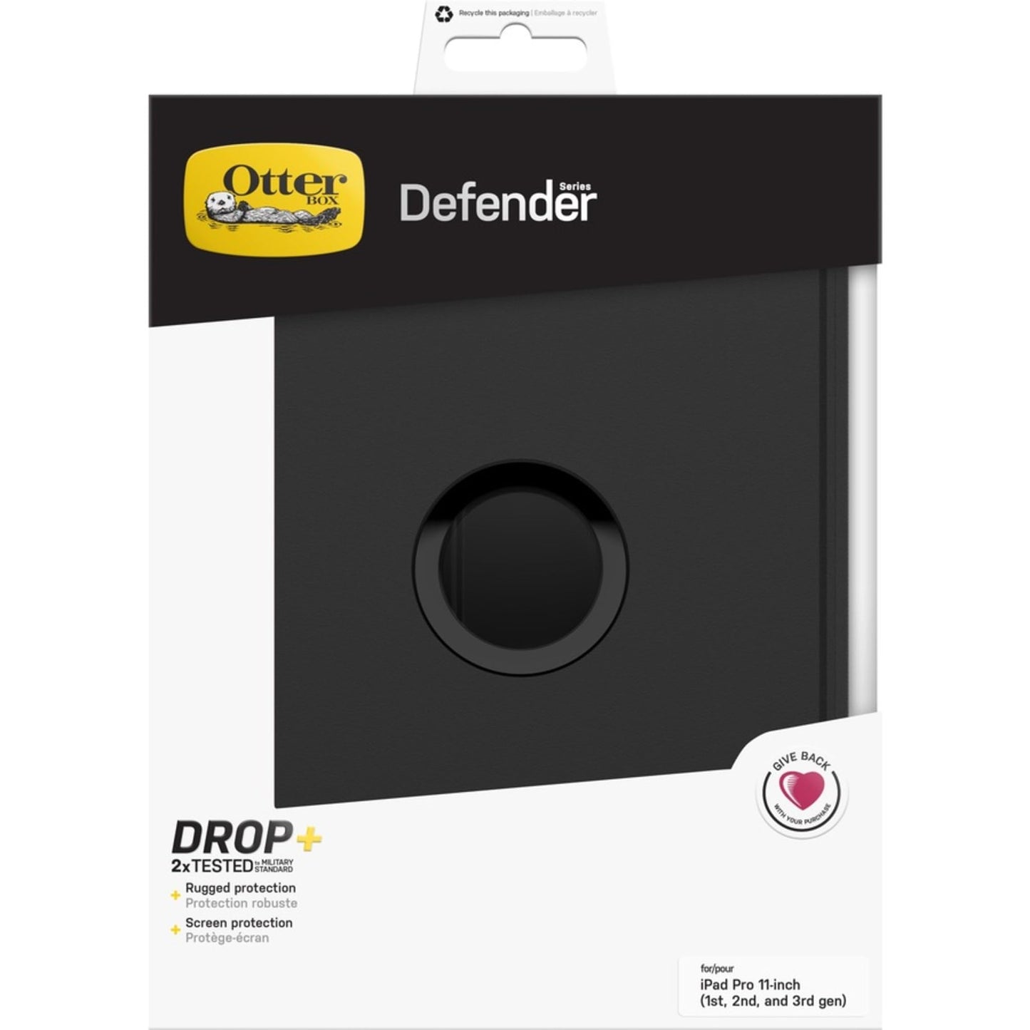 OtterBox Defender Series iPad Pro (11-Inch) (3rd Gen/2nd Gen) Case - Black