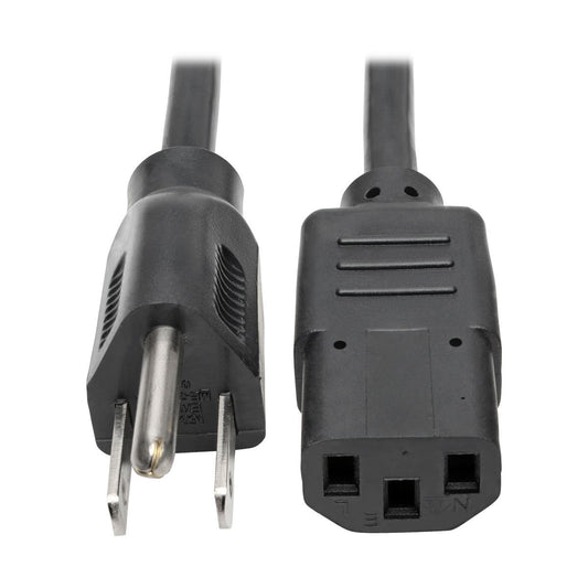 Tripp Lite Universal Computer Power Cord, 10A, 18AWG (NEMA 5-15P to